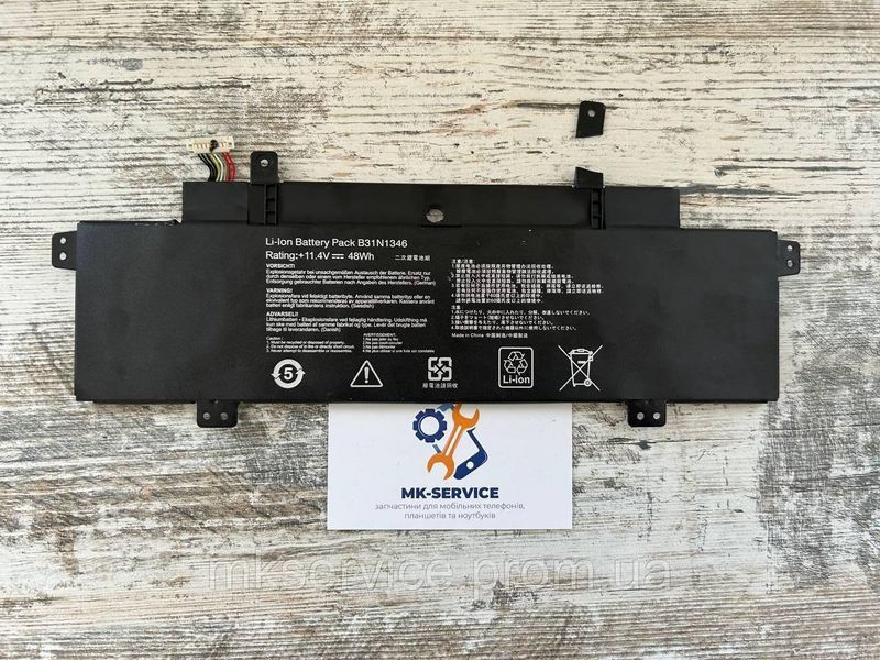 Акумулятор батарея ASUS CHROMEBOOK C300MA C300MA-DB01, B31N1346 Уцінка Відломене Кріплення 700018 фото